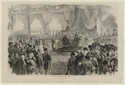Inauguration exposition Paris 1855