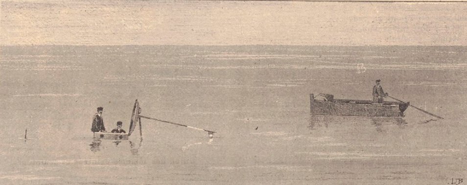 Bateau sous marin le Goubet. 1890