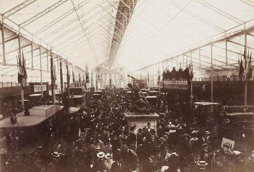 Exposition d'automobiles. Paris. 1898