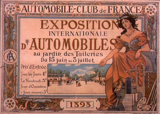 Exposition d'automobiles. Paris. 1898