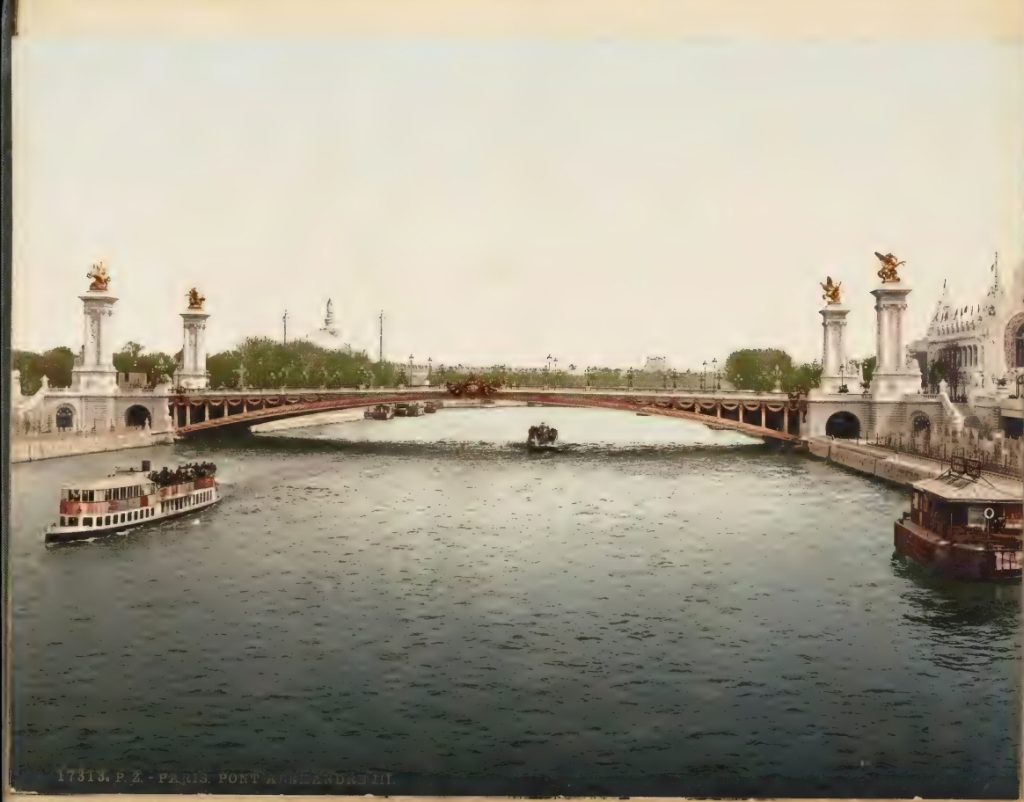 Exposition universelle de Paris en 1900. Pont Alexandre III