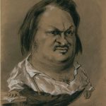 Caricature de Balzac en 1850 par Nadar