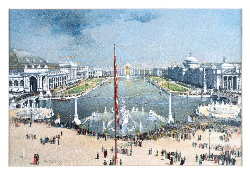 Exposition universelle de Chicago. 1893 La cour d'honneur