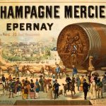 Champagne Mercier. Foudre géant. Expositions universelles