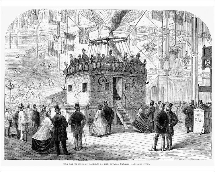 Le géant: la nacelle du ballon dirigeable de Nadar