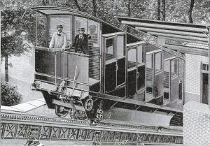 Le 1er funiculaire de Montmartre 1900