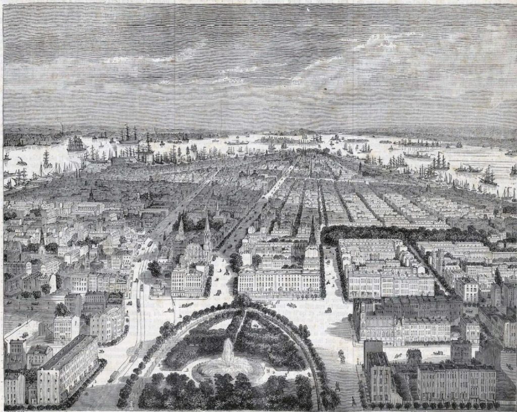 Création de Central Park à New York en 1857